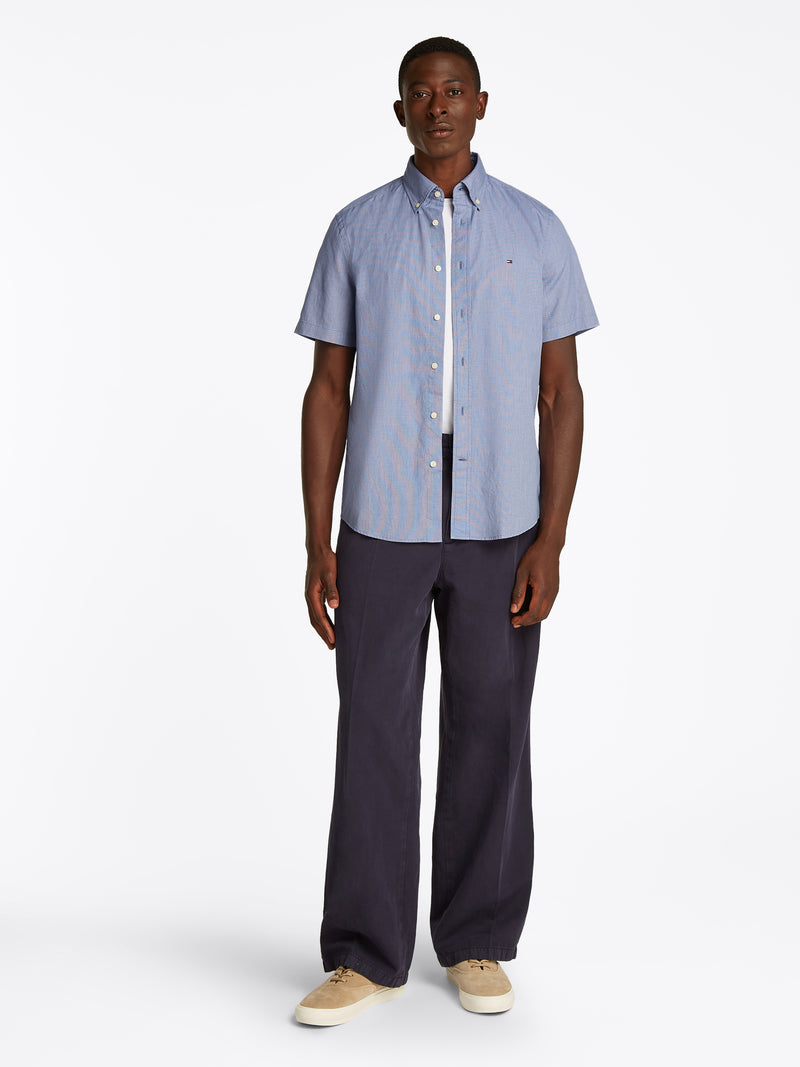 Tommy Hilfiger Poplin Houndstooth S/S Sh