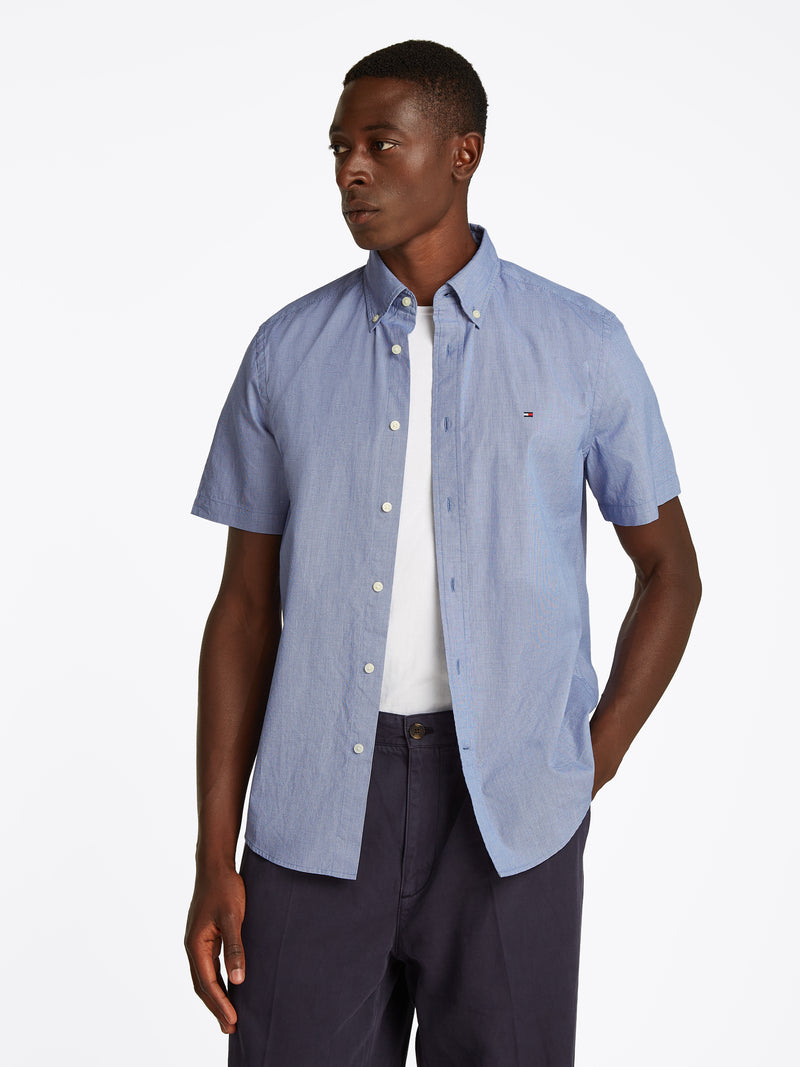 Tommy Hilfiger Poplin Houndstooth S/S Sh