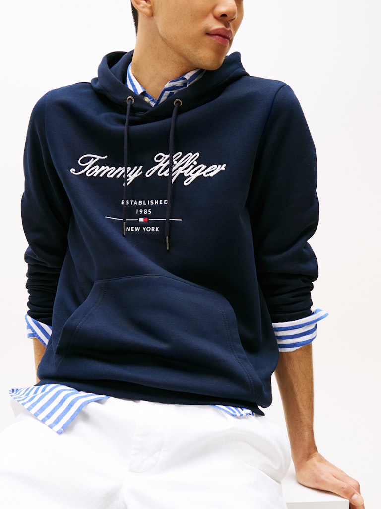 Tommy Hilfiger Script Logo Hoodie