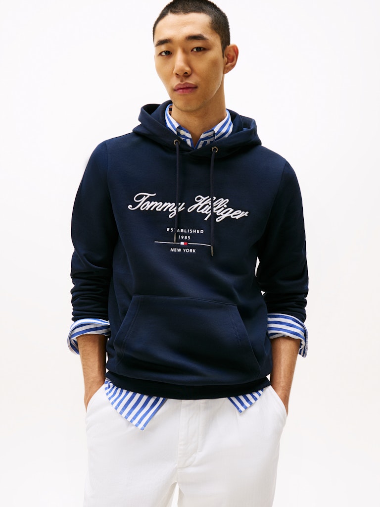 Tommy Hilfiger Script Logo Hoodie