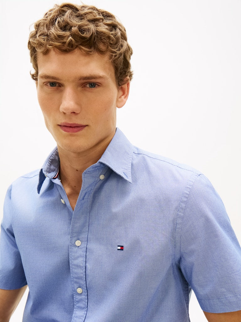 Tommy Hilfiger Poplin Houndstooth S/S Shirt