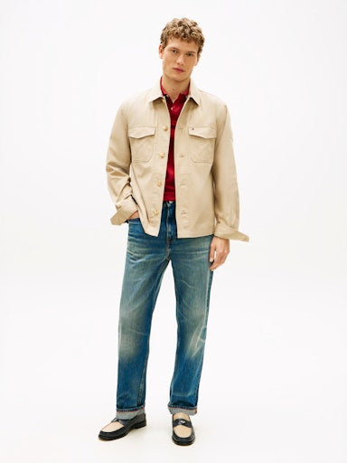 Tommy Hilfiger Cotton Nylon Shirt Jacket