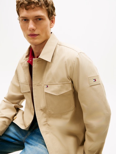 Tommy Hilfiger Cotton Nylon Shirt Jacket