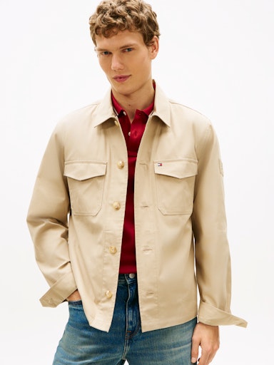Tommy Hilfiger Cotton Nylon Shirt Jacket