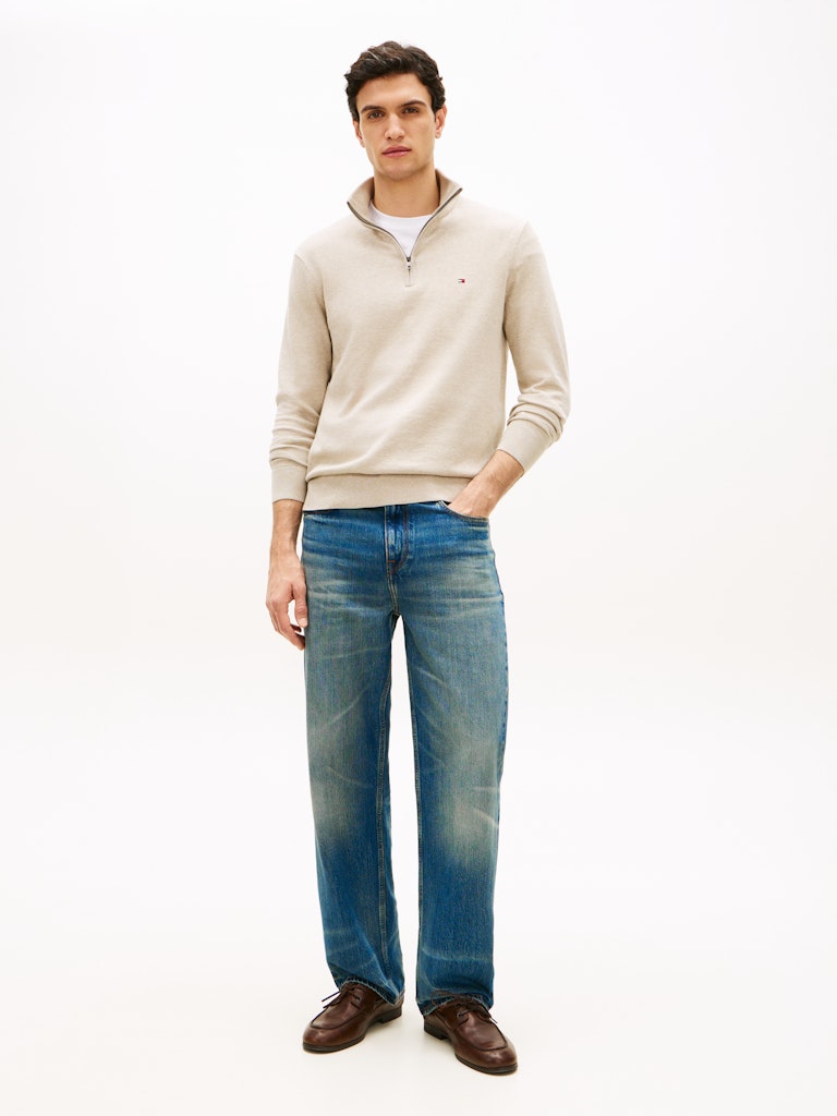 Tommy Hilfiger Essential Zip Mock 1/4 Zip