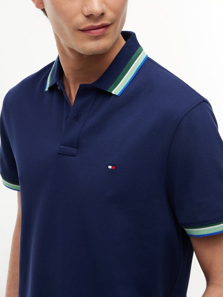 Tommy Hilfiger Contrast Collar Polo