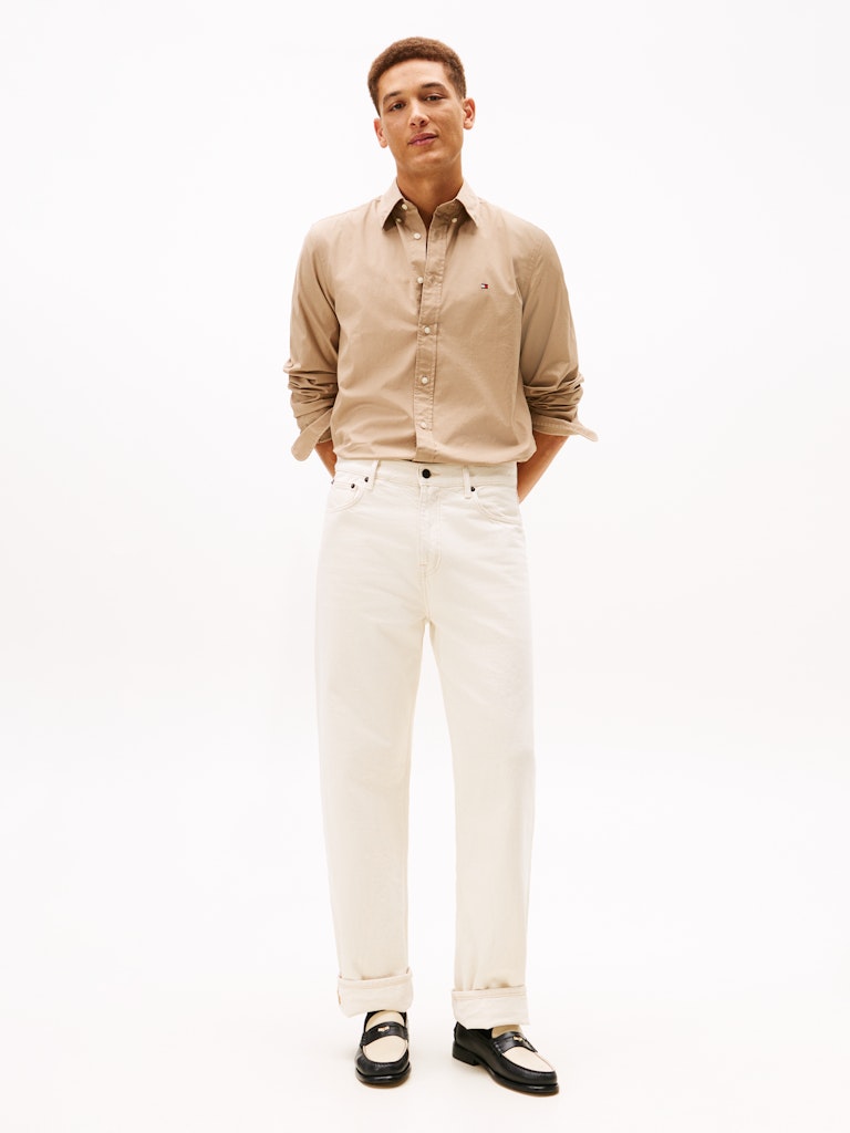 Tommy Hilfiger Solid Poplin Shirt