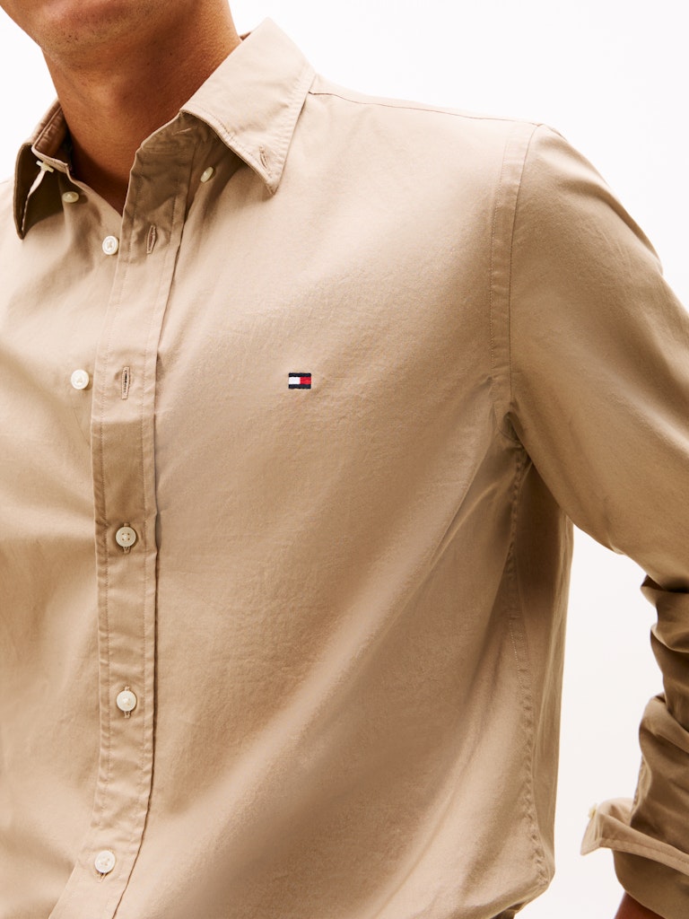 Tommy Hilfiger Solid Poplin Shirt