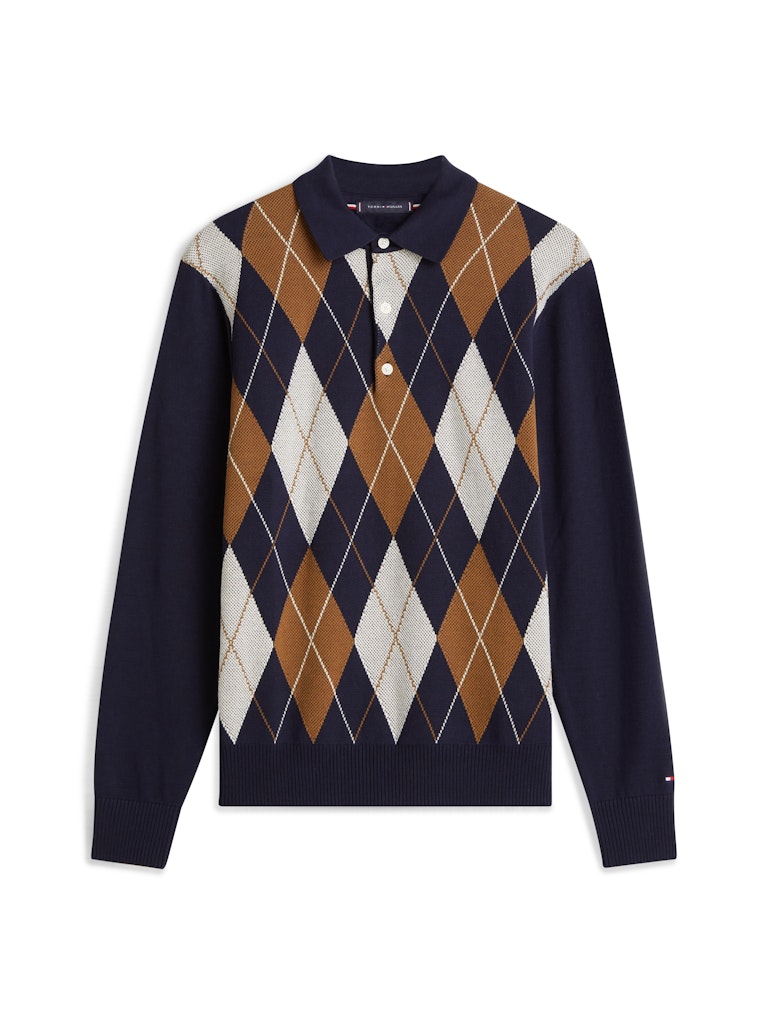 Tommy Hilfiger Argyle LS Rugby