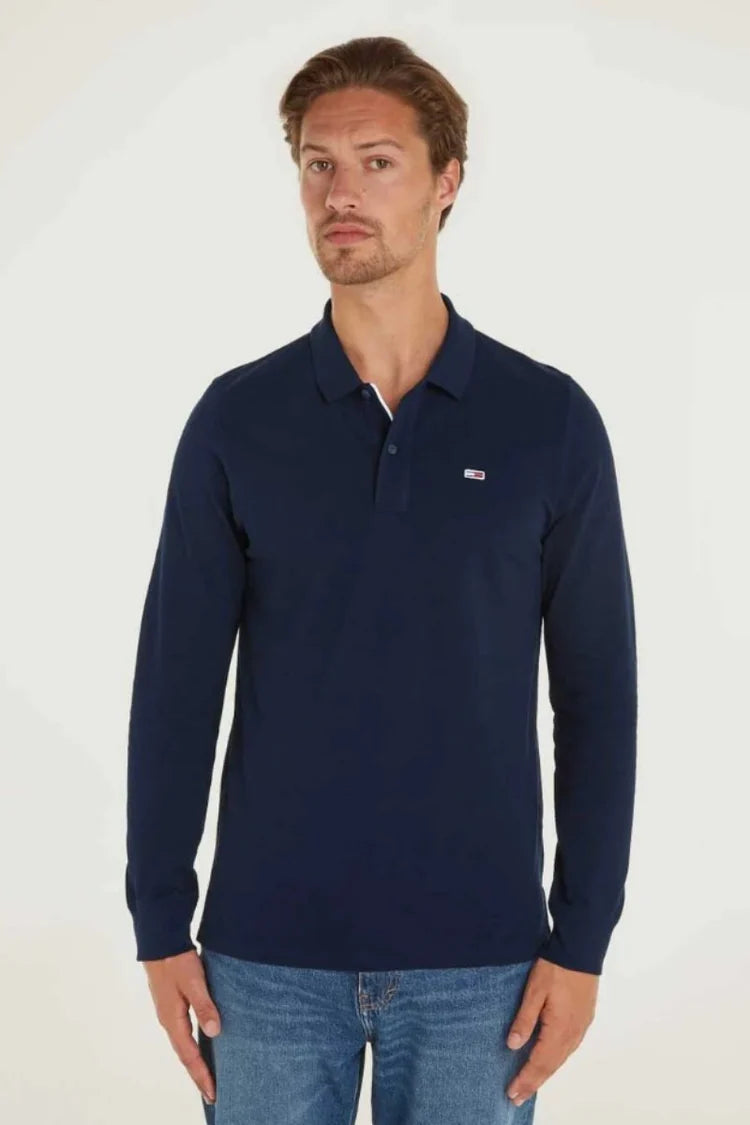 Tommy Jeans Slim Placket L/S Polo