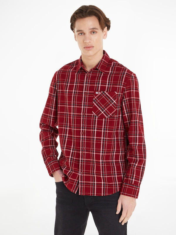 Tommy jeans deals check shirt