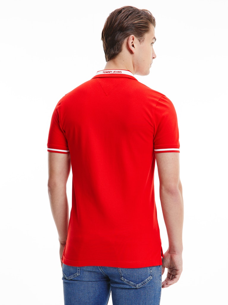 Tommy Jeans Tipped Stretch Polo