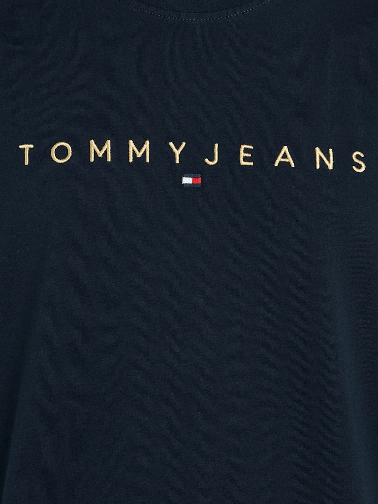 Tommy Jeans Reg Gold Linear Logo T-Shirt