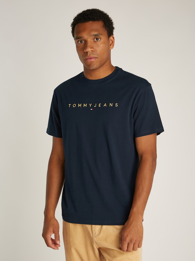 Tommy Jeans Reg Gold Linear Logo T-Shirt