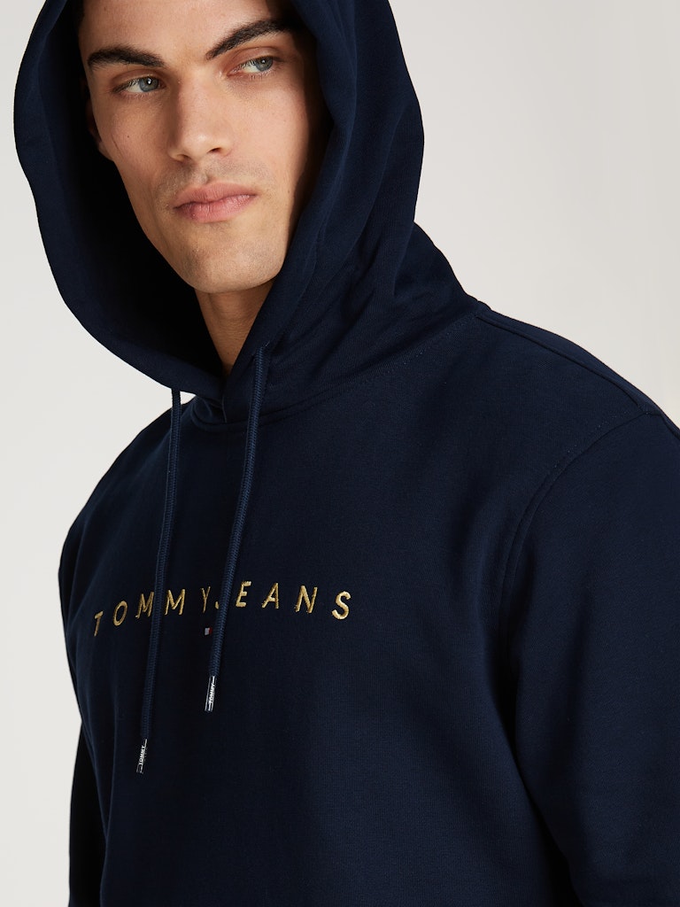 Tommy Jeans Reg Linear Gold Hoodie