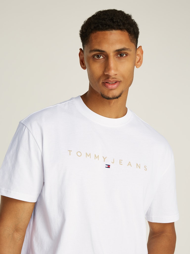 Tommy Jeans Reg Gold Linear Logo T-Shirt