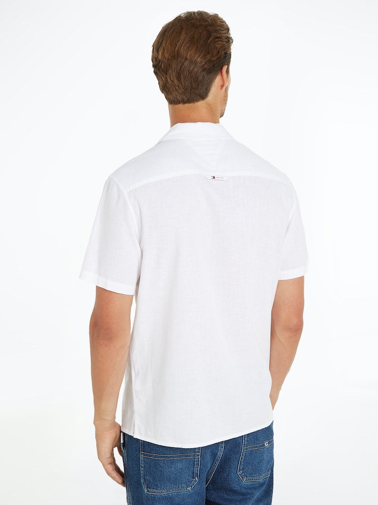 Tommy Jeans Linen Blend Camp S/S Shirt