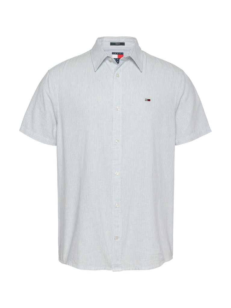 Tommy Jeans Linen Blend Stripe S/S Shirt