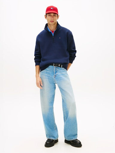 Tommy Jeans 1/2 Zip Mock Neck