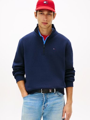 Tommy Jeans 1/2 Zip Mock Neck