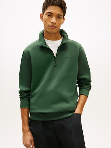 Tommy Jeans 1/4 Zip Mock Neck