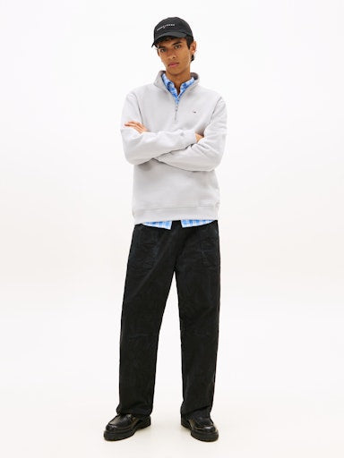 Tommy Jeans 1/4 Zip Mock Neck Swt