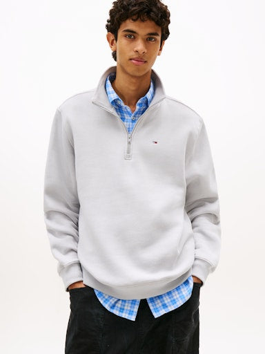 Tommy Jeans 1/4 Zip Mock Neck Swt
