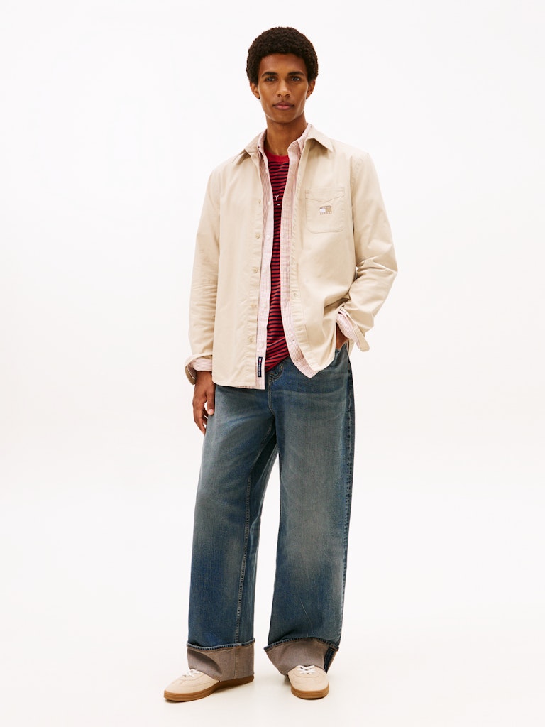 Tommy Jeans Washed Twill Shirt