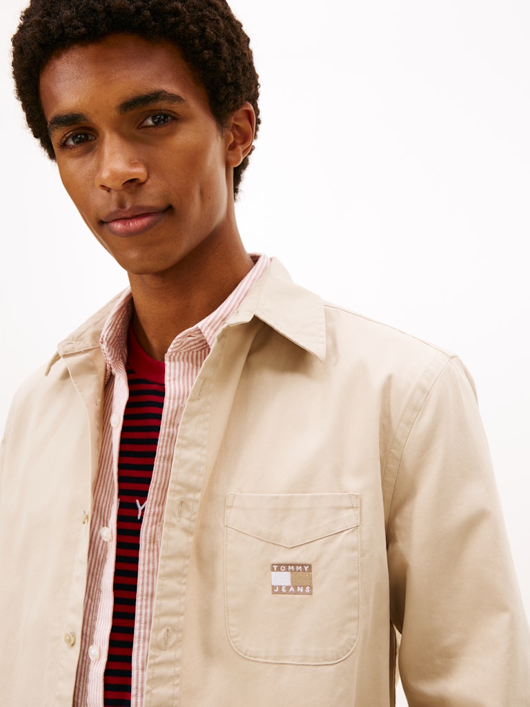 Tommy Jeans Washed Twill Shirt