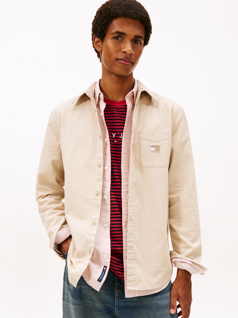 Tommy Jeans Washed Twill Shirt
