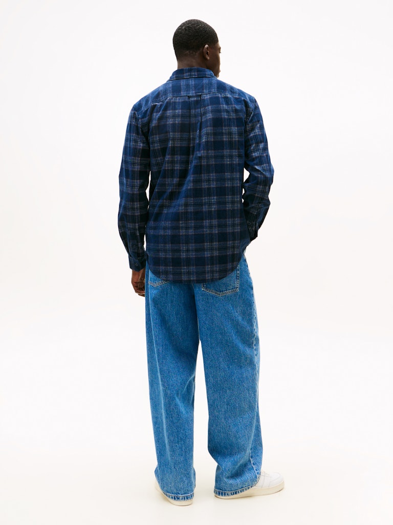 TommyJeans Check Cord Shirt