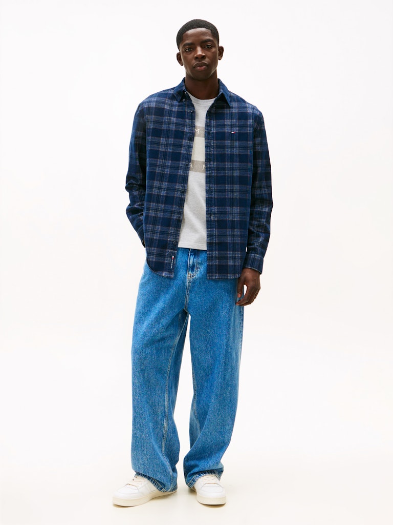 TommyJeans Check Cord Shirt