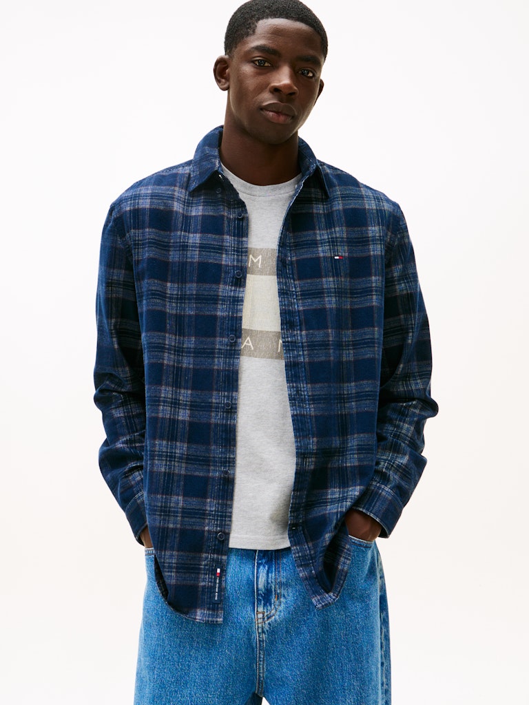 TommyJeans Check Cord Shirt