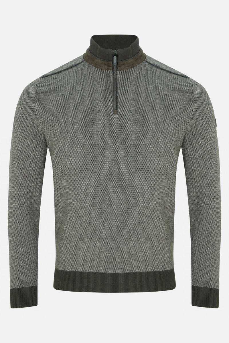 Benetti Troy 1/4 Zip Knit