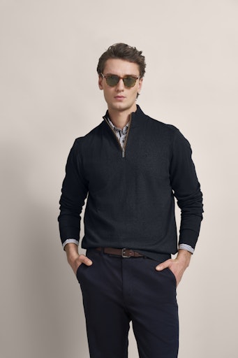 Bugatti 1/4 Zip Knitwear