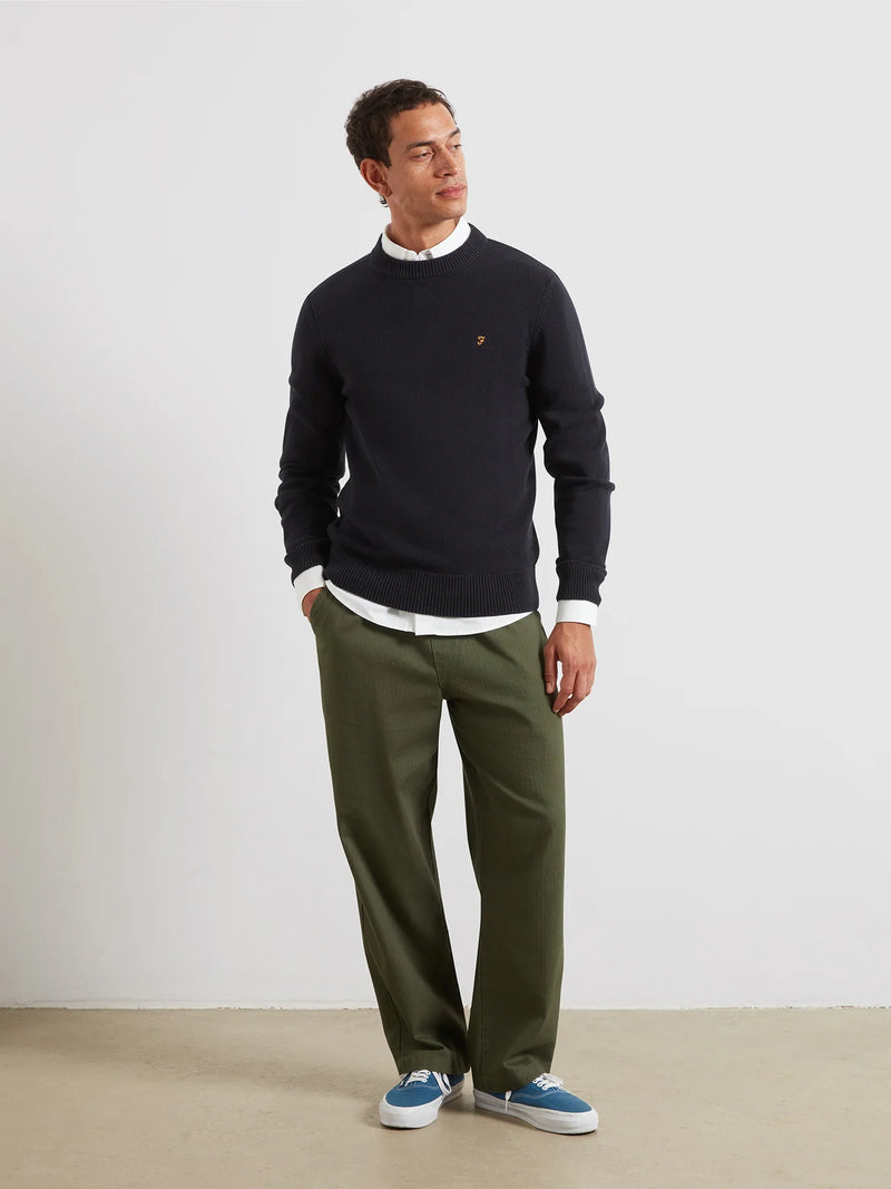 Farah Shepard Crew Knit