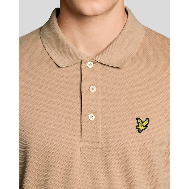 Lyle & Scott Popcorn Jacquard Polo Shirt