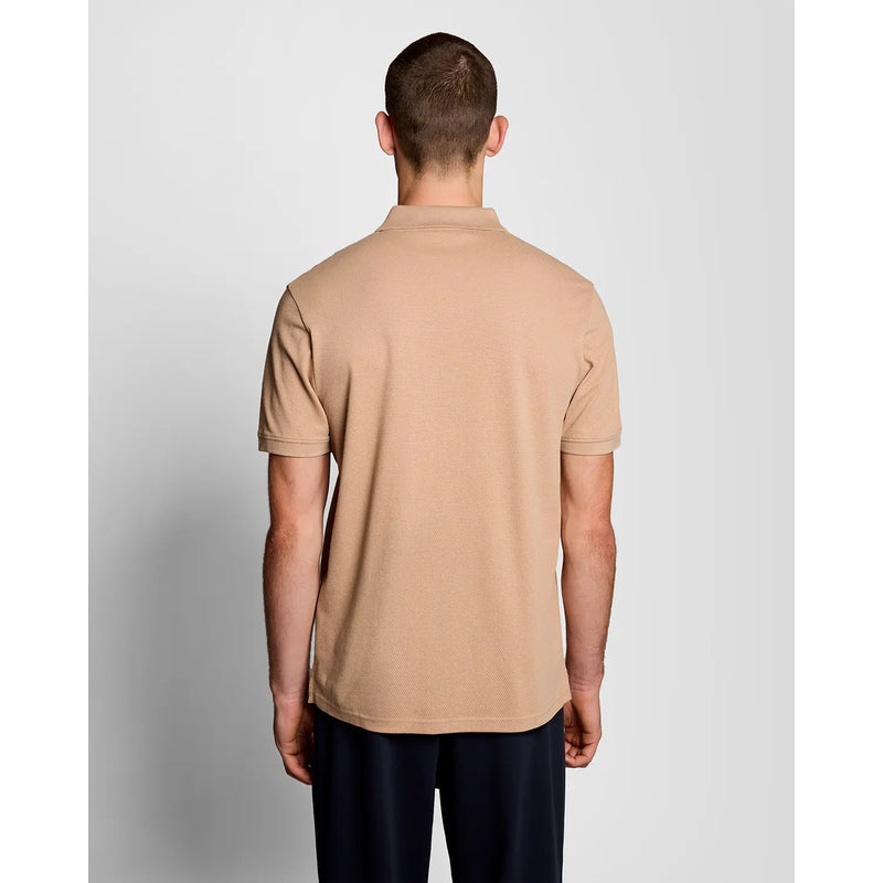 Lyle & Scott Popcorn Jacquard Polo Shirt