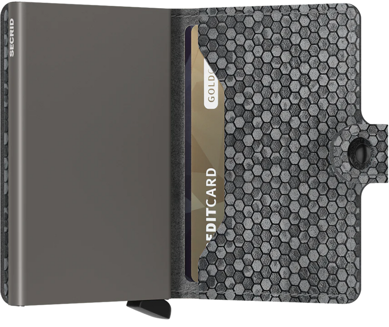 Secrid Miniwallet Grey Hexagon