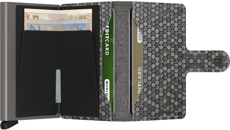 Secrid Miniwallet Grey Hexagon