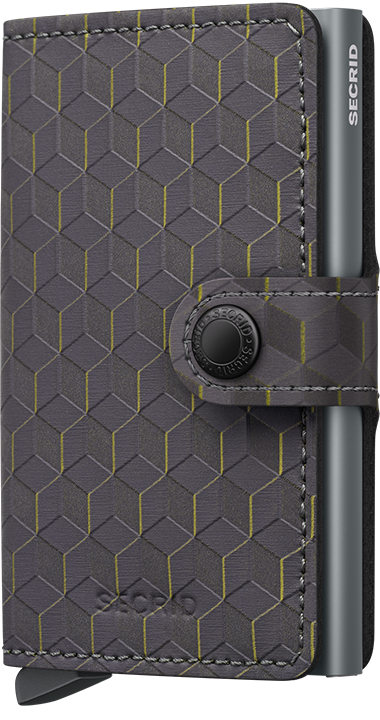 Secrid Miniwallet Optical Grey Yellow