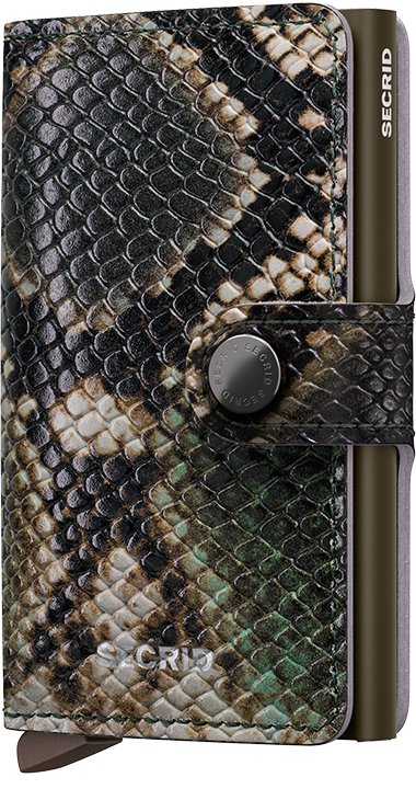 Secrid Serpant Miniwallet in Green