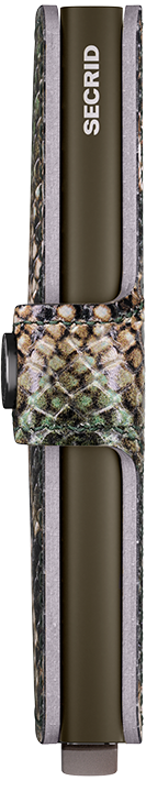 Secrid Serpant Miniwallet in Green