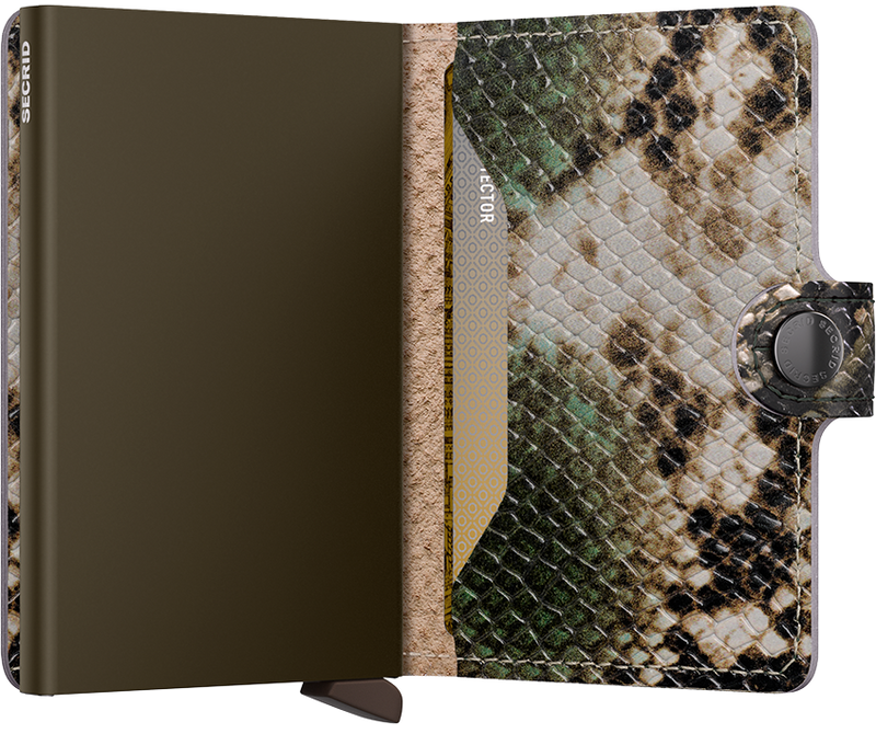 Secrid Serpant Miniwallet in Green