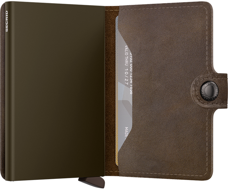 Secrid Vintage Miniwallet in Oak