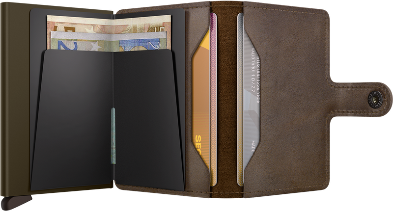 Secrid Vintage Miniwallet in Oak