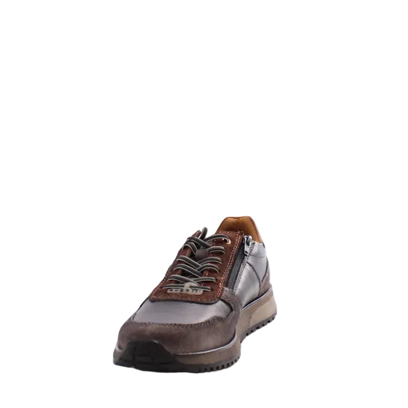 Bugatti Leather Zip Trainer