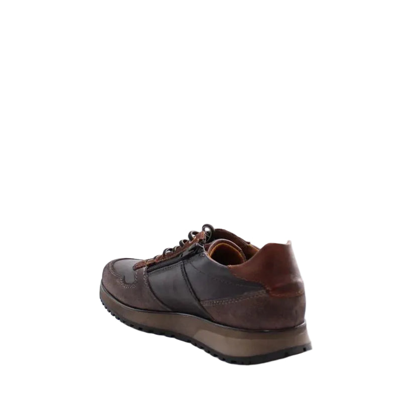 Bugatti Leather Zip Trainer