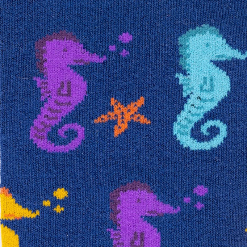 Swole Panda Seahorse Bamboo Socks