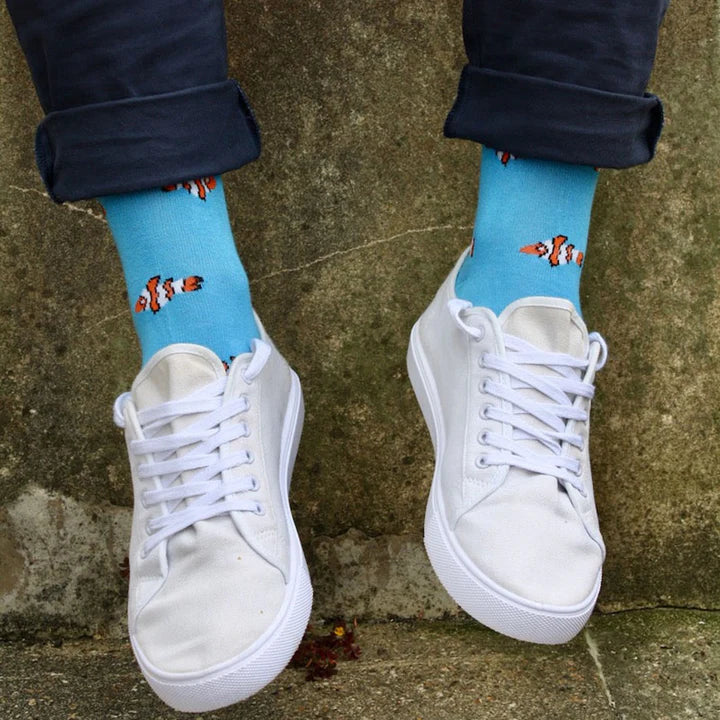 Swole Panda Clown Fish Socks